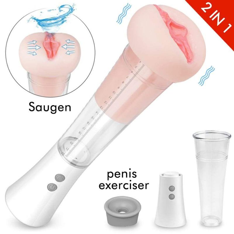 King Cock Masturbator and Penis Pump