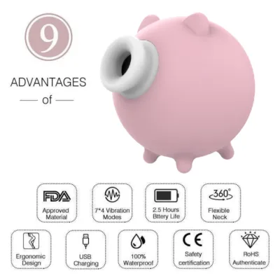 Pleasure Air Piggy Suction Vibrator