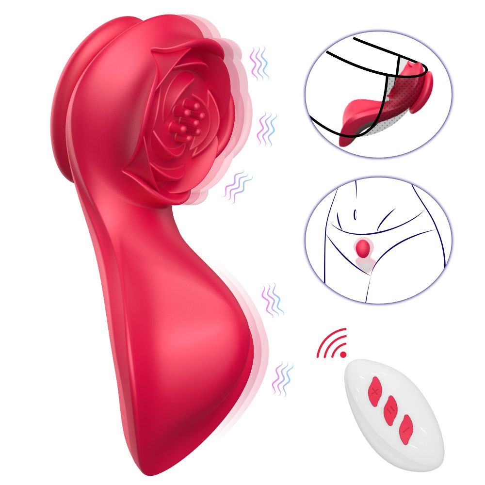 Rose Deluxe Multifunctional Magnetic Panty Vibrator With Remote Control Rose Deluxe Multifunctional Magnetic Panty Vibrator With Remote Control