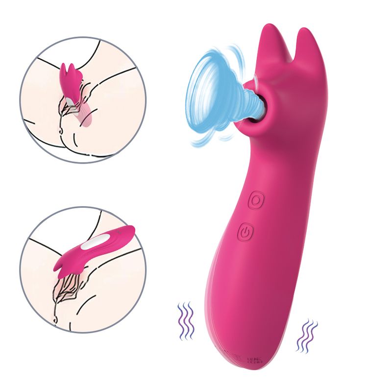 Kitty Bio™ Air Suction  Multifunction Clitoris and G-spot Vibrator