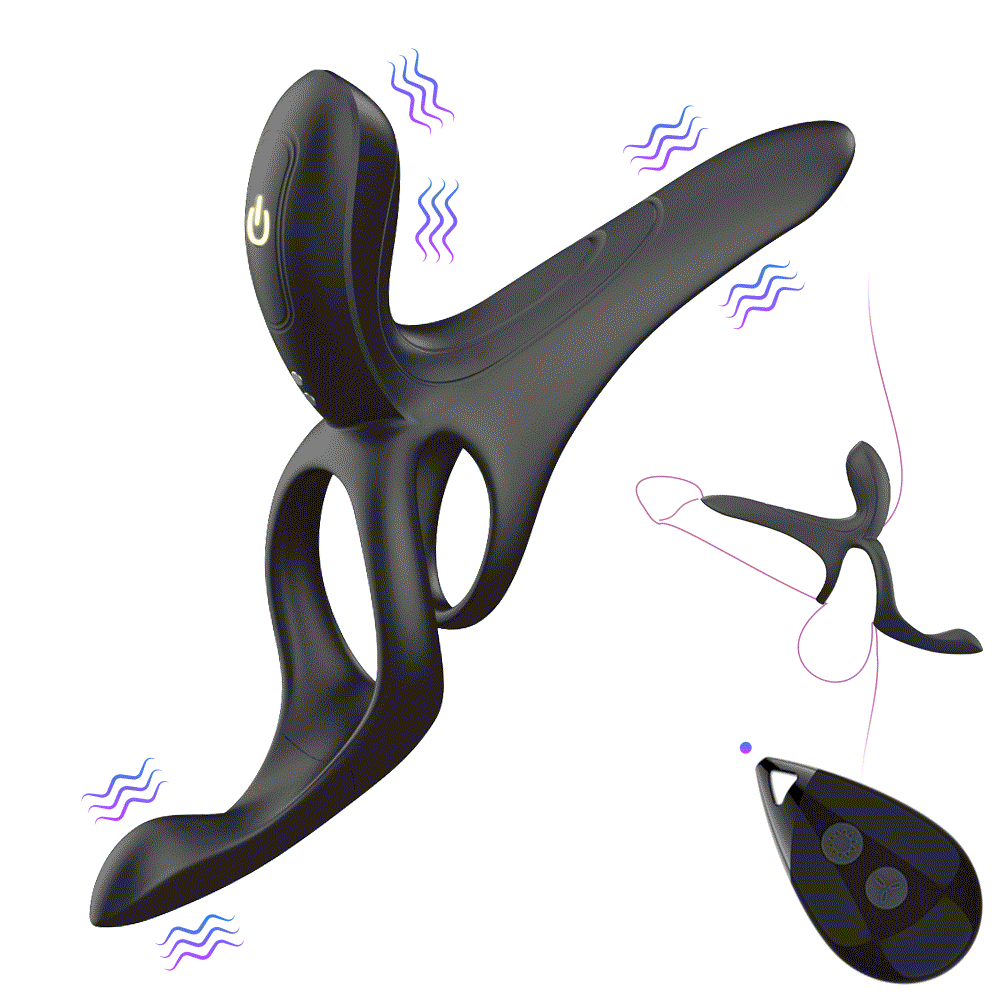 Serve Me Multifunctional Vibrating Cock Ring Serve Me Multifunctional Vibrating Cock Ring