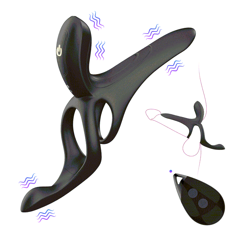 Serve Me Multifunctional Vibrating Cock Ring