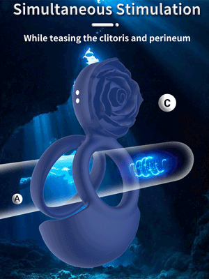 Rose Bud Ball Grip and Cock Ring