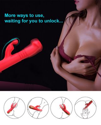 Adult Luxury Pure Bliss Thrusting Rotating Rabbit Vibrator