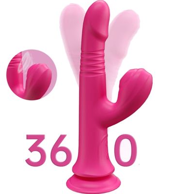 Passionate Thrusting Spinning Explosion Rabbit Vibrator