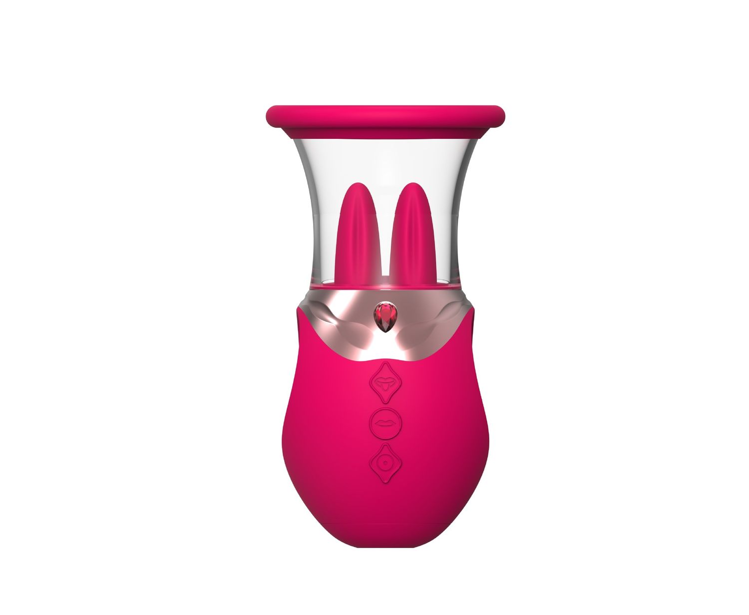 Divine 2 in 1 Rose Deluxe Adult Luxury Vibrator Divine 2 in 1 Rose Deluxe Adult Luxury Vibrator