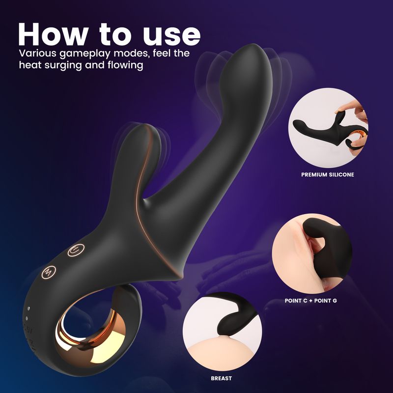 Finger- Flipper Pro G-Spot Clitoris Vibrator