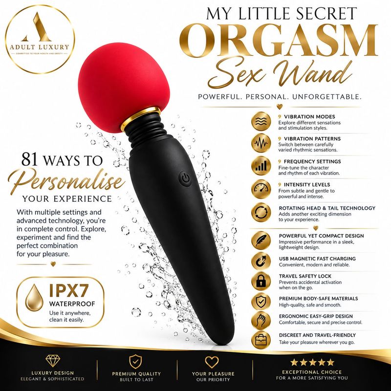My Little Secret Orgasm Sex Wand | Premium Luxury Pleasure Wand
