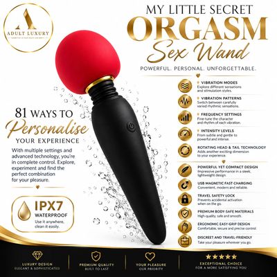 My Little Secret Orgasm Sex Wand | Premium Luxury Pleasure Wand
