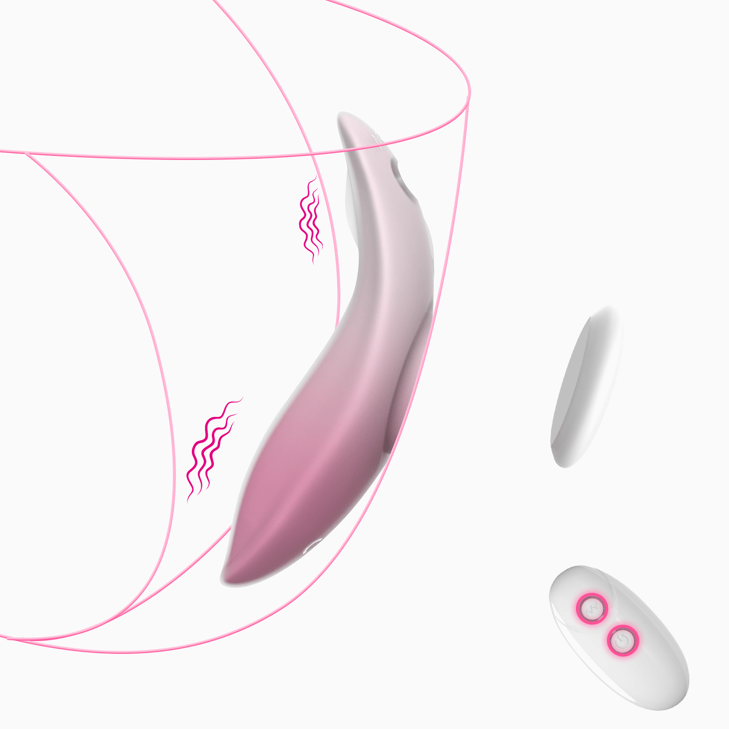 Obsessions Magnetic Remote Control Couples Panty Vibrator