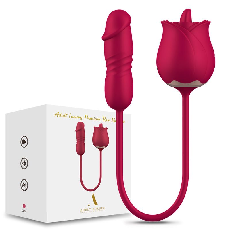 Adult Luxury Premium Rose Sex Toy – 3-in-1 Rose Toy