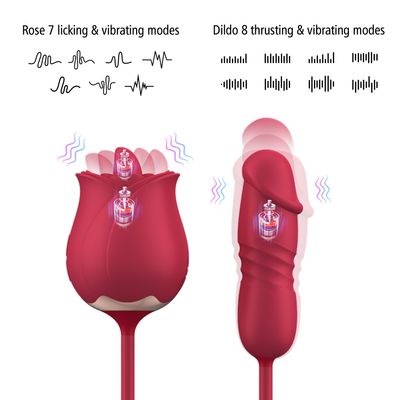 ​Adult Luxury Premium Rose Sex Toy – 3-in-1 Rose Toy