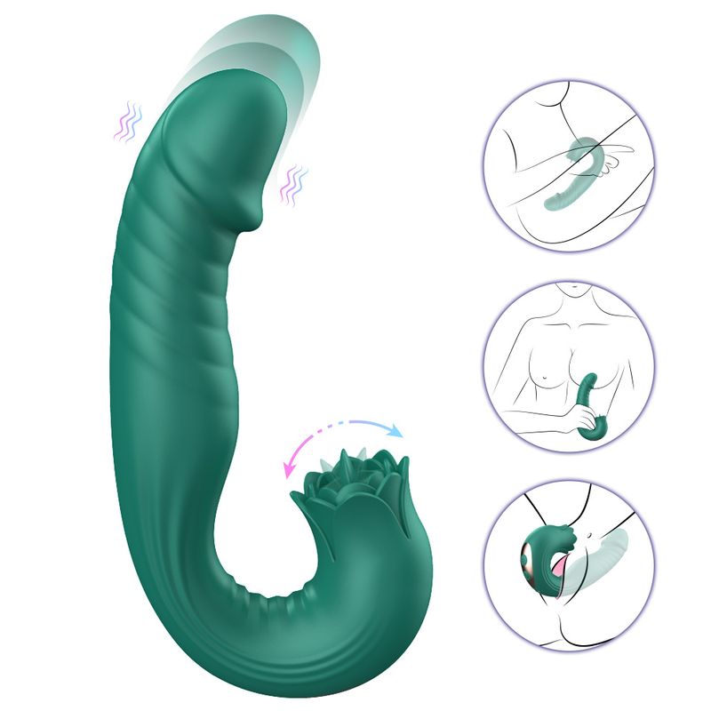 Adult Luxury Suction Siren Thrusting Licking Vibrator
