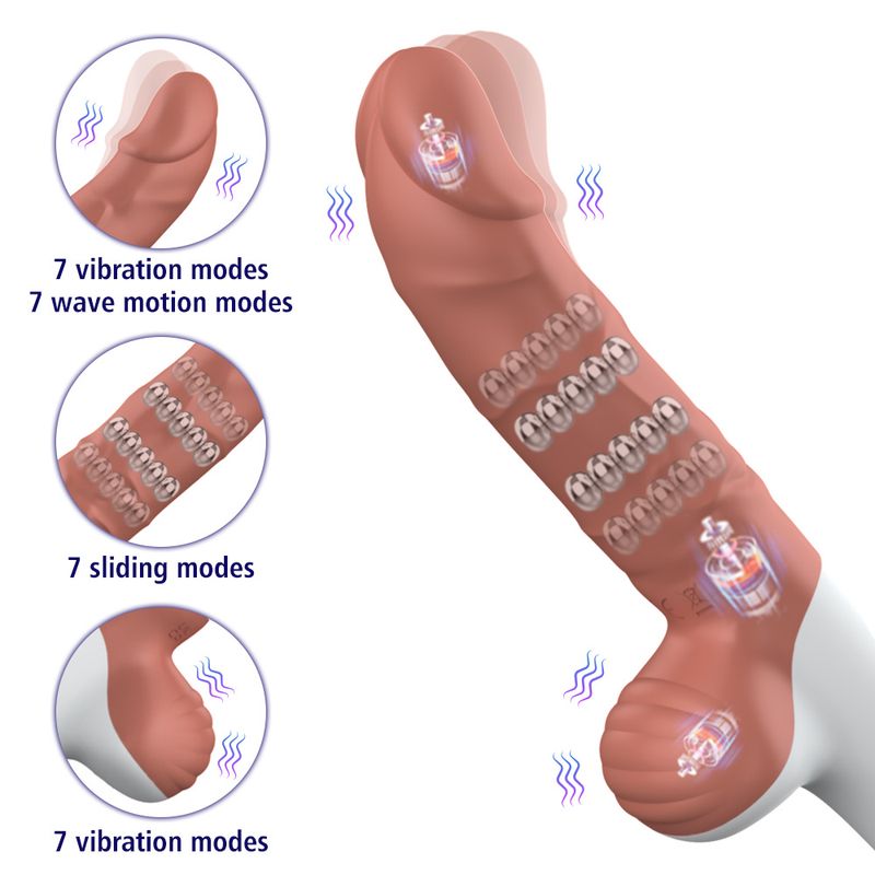 Mighty Jack Up Thrusting Sex Machine Vibrating Dildo