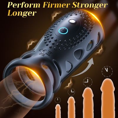 Penis Grip Vibrating Cock Sleeve