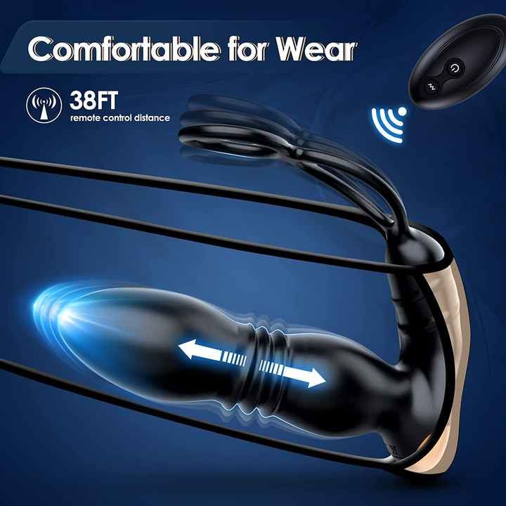 Thrust Me App Controlled Thrusting Anal Plug + Remote Control