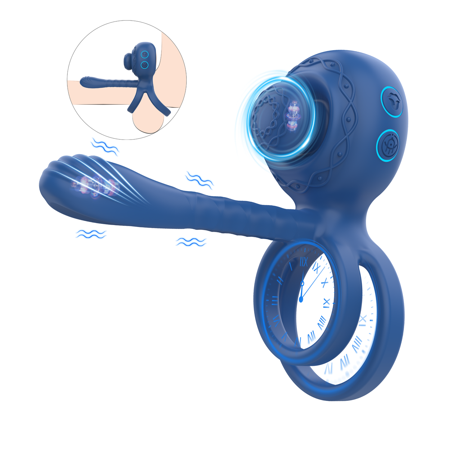 Knocking Pleasure Cock Master Vibrator