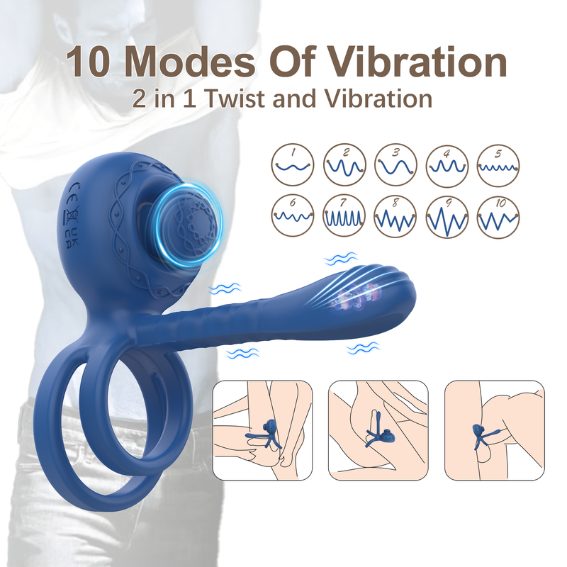 Knocking Pleasure Cock Master Vibrator