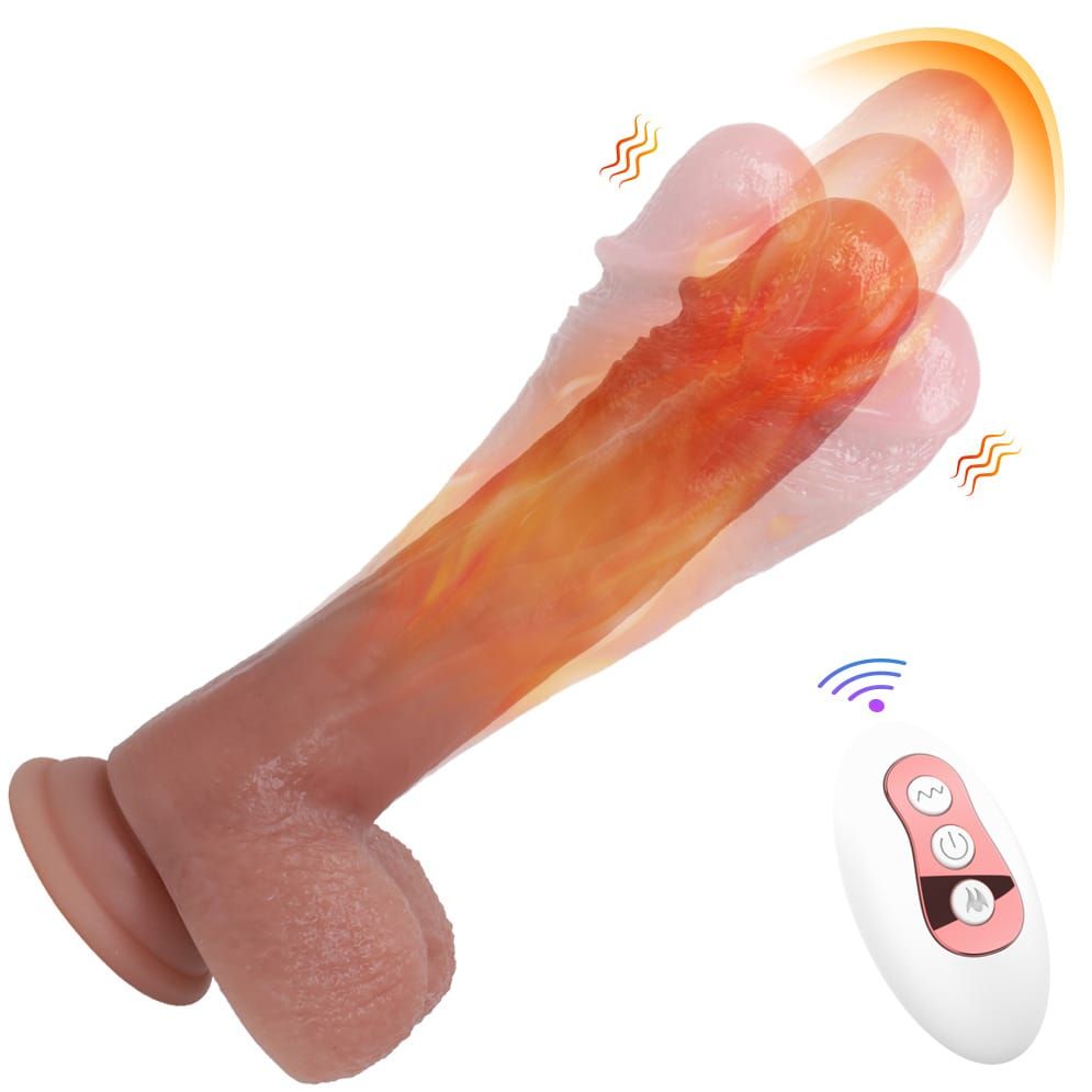 Don Juan Thrusting Heating Spinning Remote Control Dildo