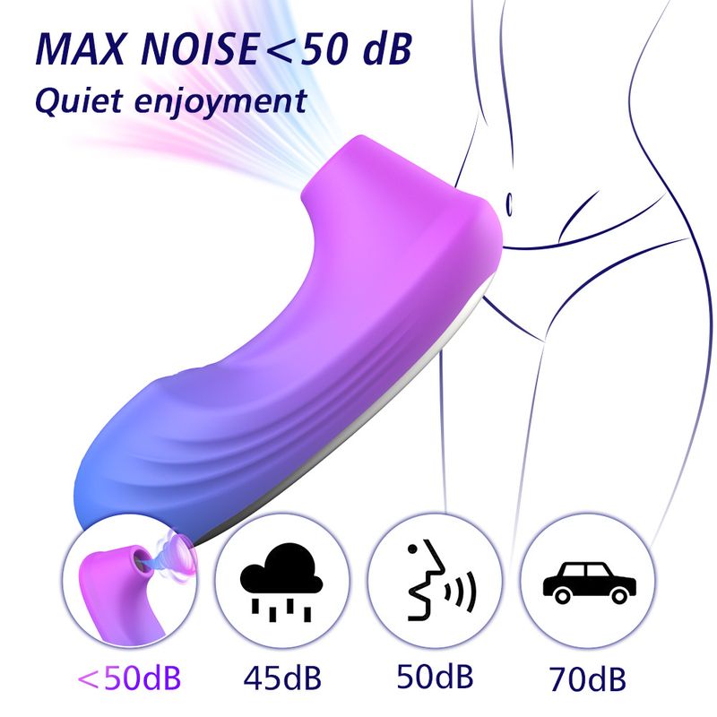 Adult Luxury Premium Purlple-Bio Air Clitoris Sucking Vibrator