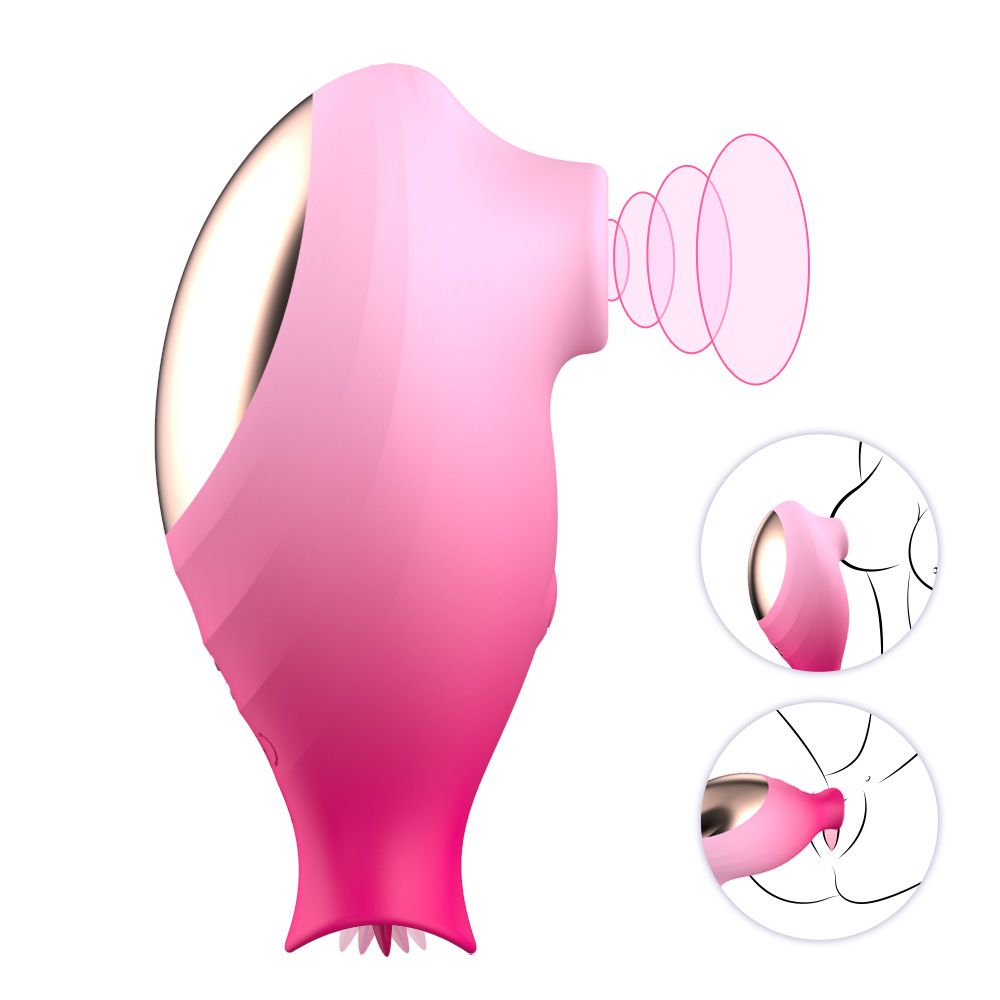 Adult Luxury Premium 3 in 1 Suction Licking Vibrator