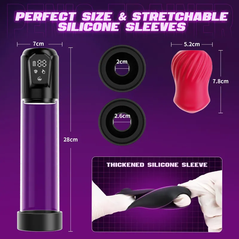 Adult Luxury 3 in 1 Tripple Booster Penis Pump Mastrubator