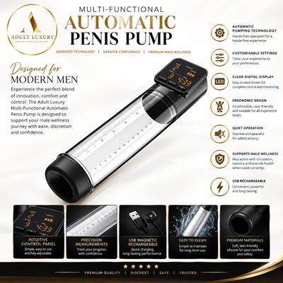 Adult Luxury® Multi-Functional Automatic Penis Pump