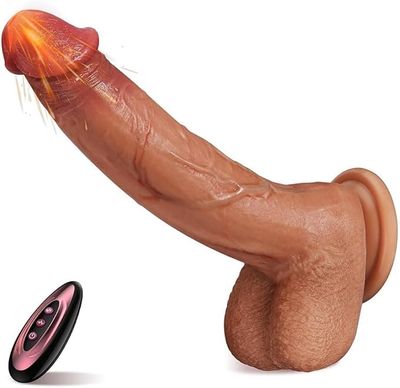 Adult Luxury 3in1 Thrusting Heating Vibrating Dildo