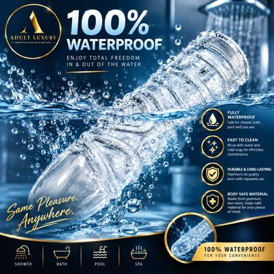 Adult Luxury Transparent Textured Penis Sleeve