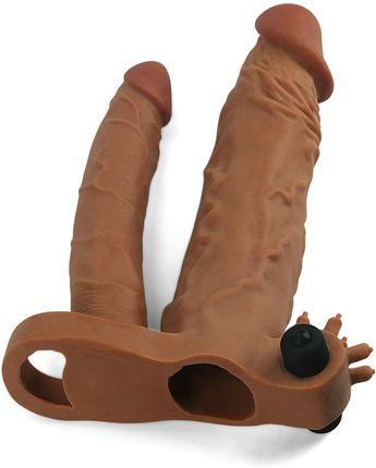 Pleasure X Tender Vibrating Double Penis Sleeve