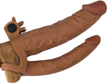 Pleasure X Tender Vibrating Double Penis Sleeve