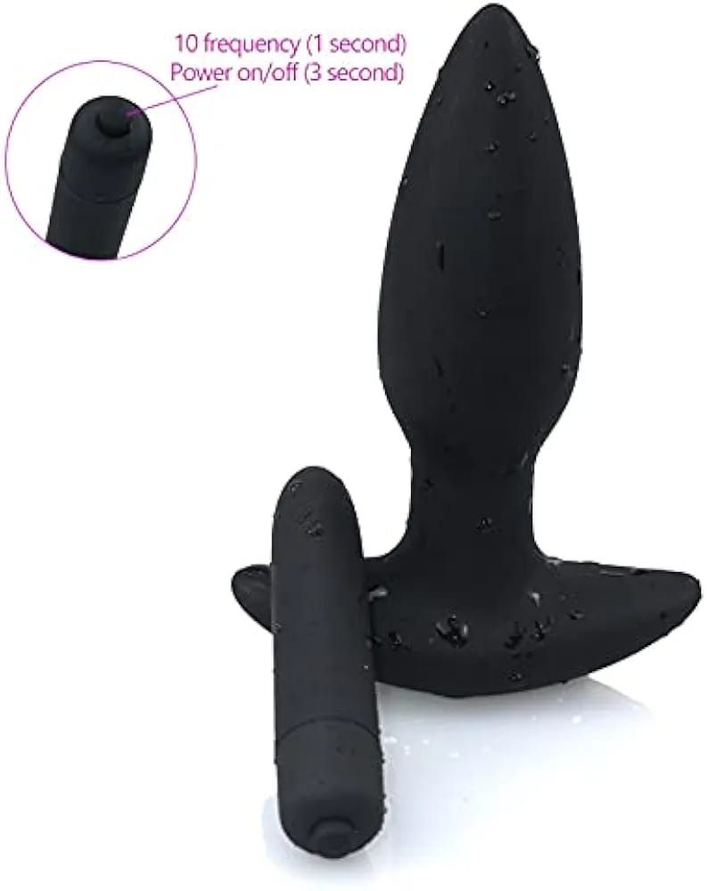 Adult Luxury Deluxe Vibrating Anal Plug + Bullet