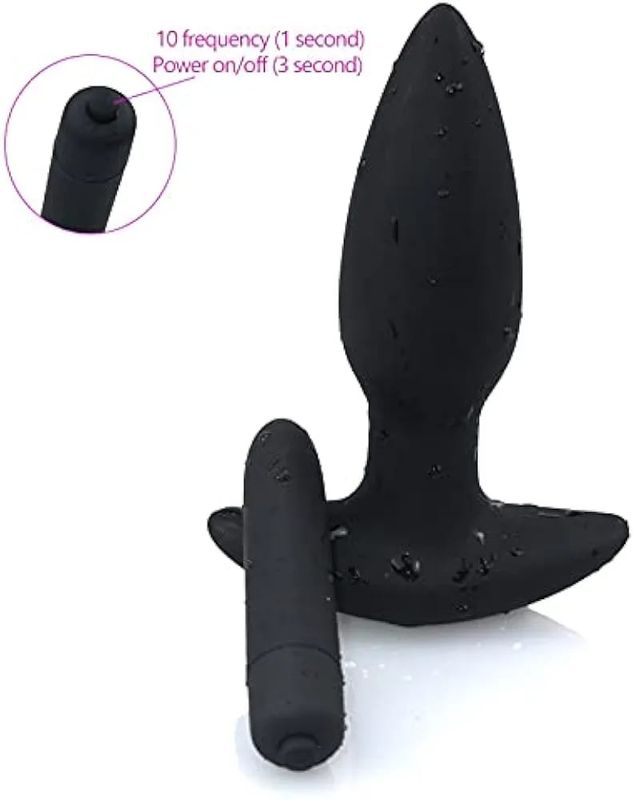 Adult Luxury Deluxe Vibrating Anal Plug + Bullet