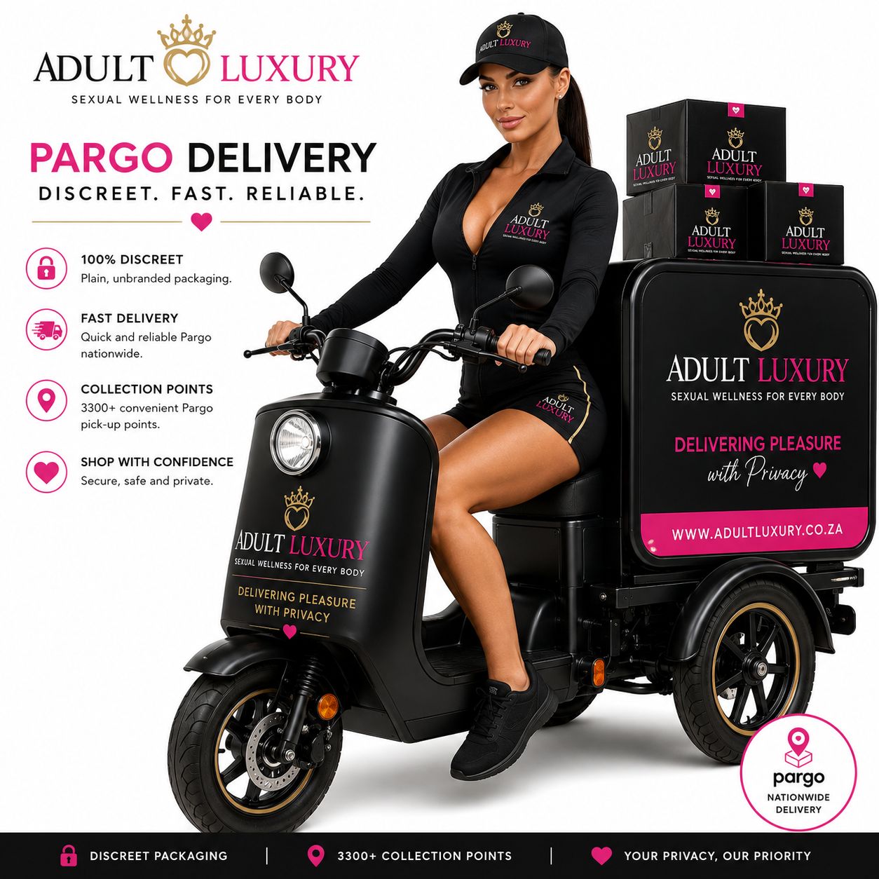 PARGO CLICK & COLLECT — DELIVERY. PRIVATE. CONVENIENT. DISCREET ❤️