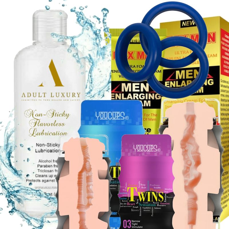 Adult Luxury Men’s Ultimate Pleasure Booster – 4-Piece Weekly Combo + FREE Delivery