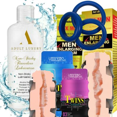 Adult Luxury Men’s Ultimate Pleasure Booster – 4-Piece Weekly Combo + FREE Delivery
