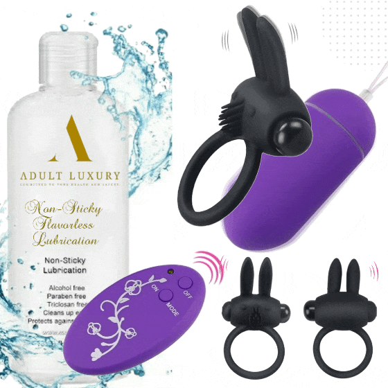 Adult Luxury Couples Pleasure Booster – 3-Piece Weekly Sex Toy Combo