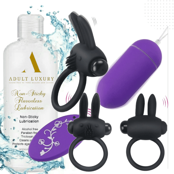 Adult Luxury Couples Pleasure Booster – 3-Piece Weekly Sex Toy Combo