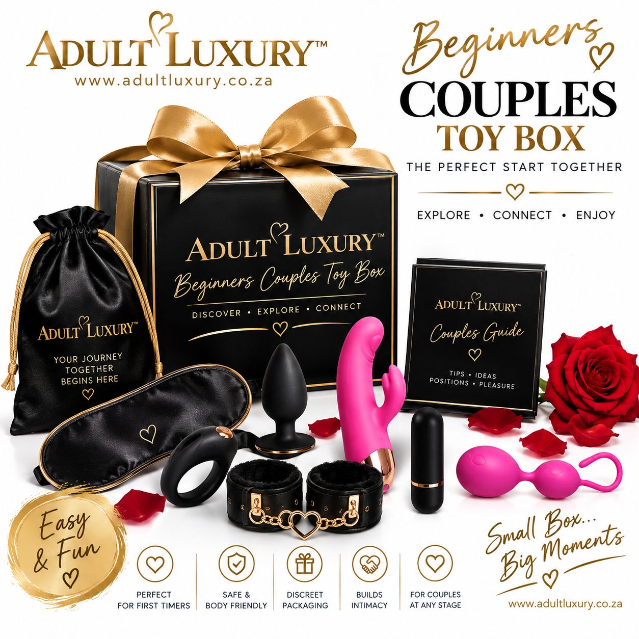 Beginners Sex Toy Box – Bronze | Adult Luxury South Africa