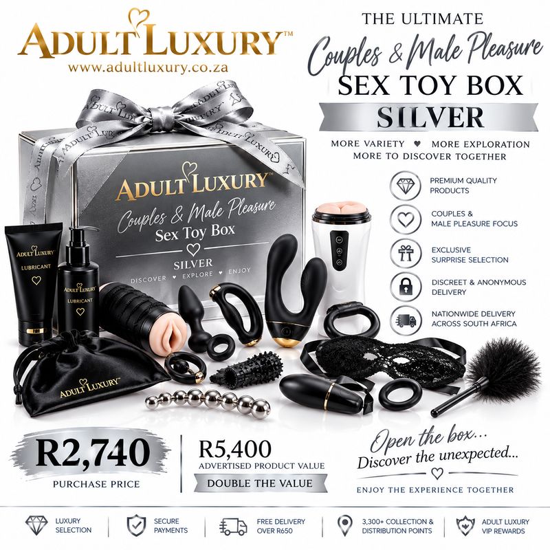 Couples & Male Pleasure Sex Toy Box – Silver