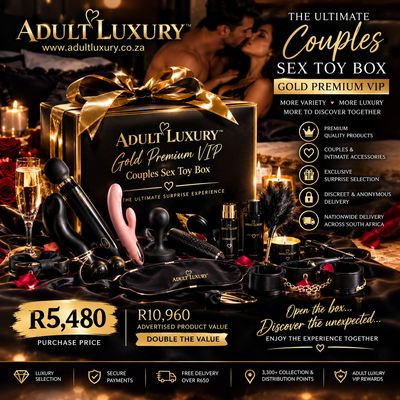 Couples Sex Toy Box – Gold Premium VIP