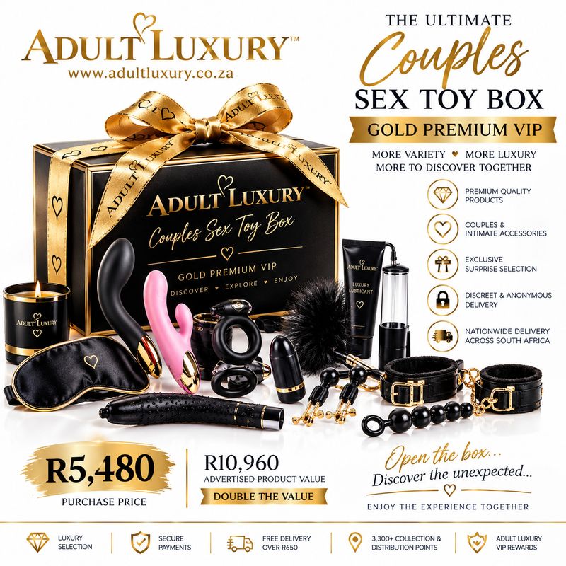 Couples Sex Toy Box – Gold Premium VIP