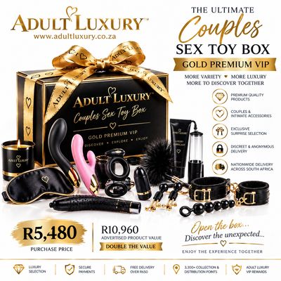 Couples Sex Toy Box – Gold Premium VIP