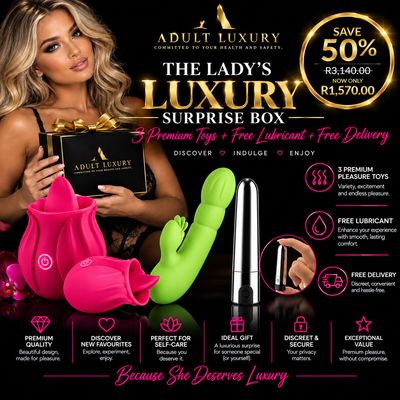 Lady's Luxury Sex Toy Surprise Box for Her – 3 Premium Pleasure Toys