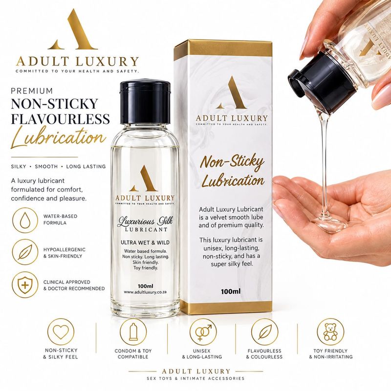 Adult Luxury® Non-Sticky Flavourless Lubricant 100ml