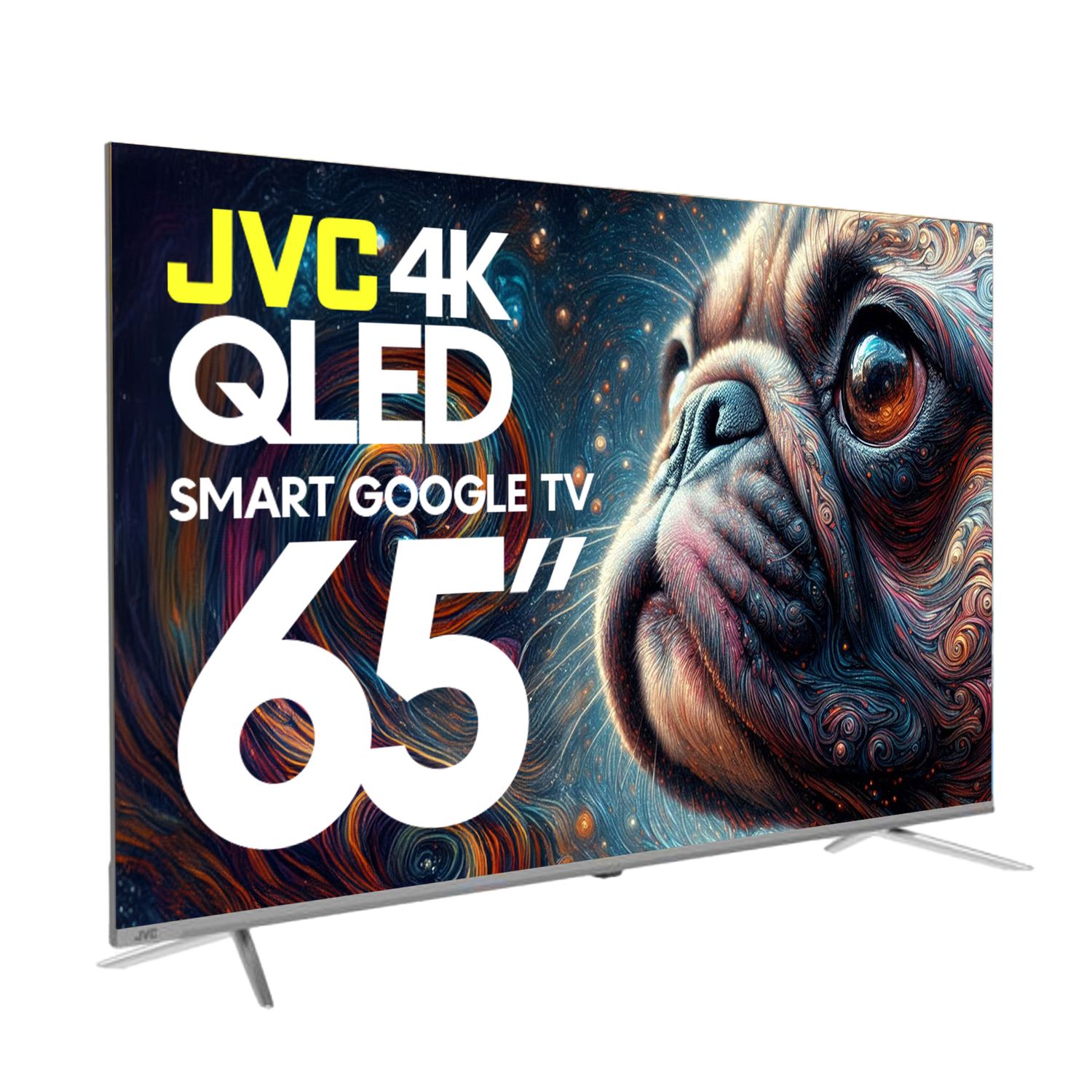 JVC 65 INCH QLED UHD 4K Smart TV