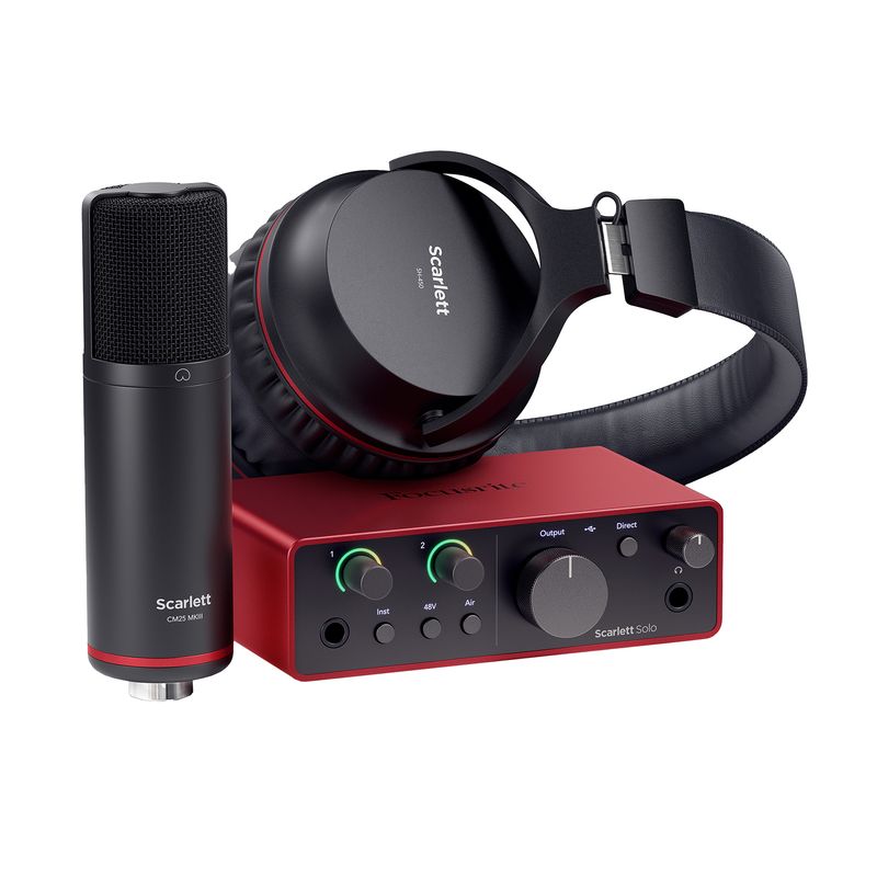 Scarlett Solo 4th Generation Full STUDIO Bundle