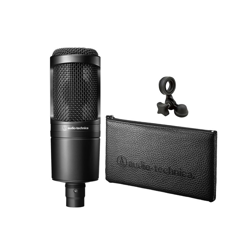 Audio-Technica AT2020 Cardioid Condenser Studio XLR Microphone