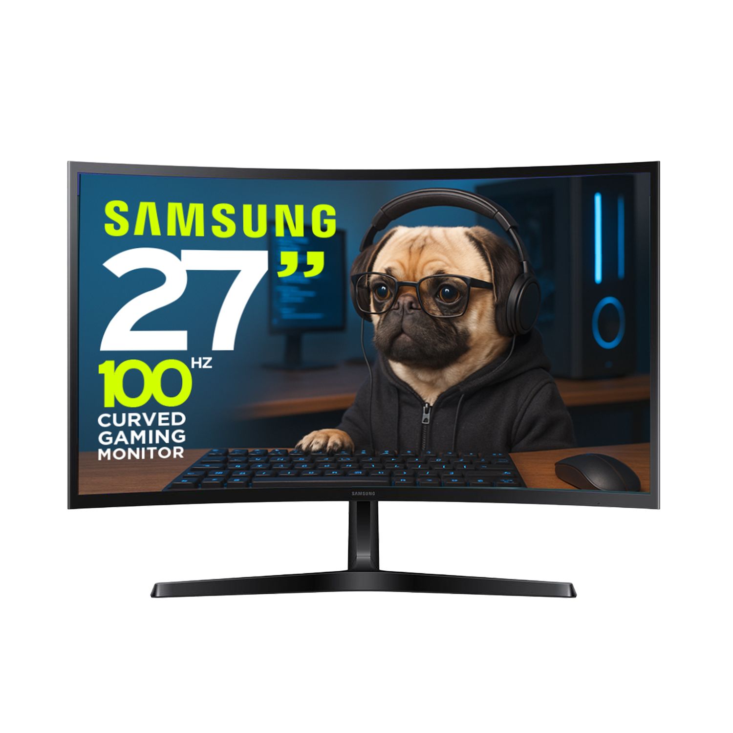 Samsung 27” Curved Full HD Monitor – Model LS27D366GANXZA