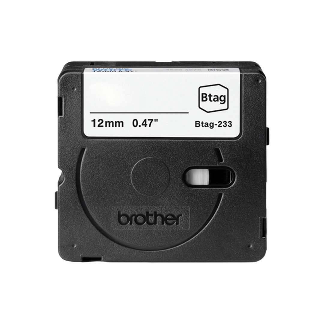 Brother P-Touch BTAG Label Tape BTAG3M01 12mm x 4m (0.47" x 13.1ft)